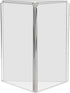Marketing Holders 3 Sided Sign Holder Multi Panel Menu Ad Display Frame Each Side