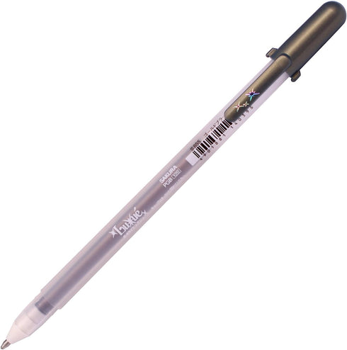 Silver Shadow Gel Ink Pen, 10-Piece 1.0 mm, Assorted Colors