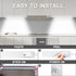 12 Inch 3 Closet, Home(2 Pack) Daymeet Under Cabinet Lights, Bright Ultra Thin LED Cabinet Lighting Under Cabinet Light
