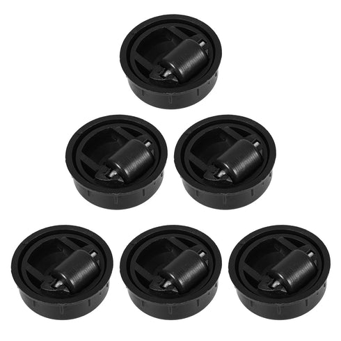 FUOYLOO 6pcs Heavy Duty Furniture Casters Embedded Replacement Wheels for Office Desk, Bedside