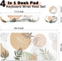 Set, 4Pcs (35.415.7 Set Keyboard Mouse Pad Extended Mouse Pad+Keyboard Wrist Rest Support, Memory Foam Ergonomic Easy