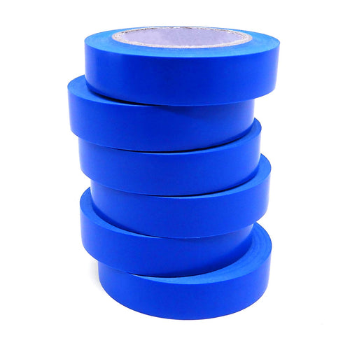 Maveek Electrical Insulation Tape, PVC Vinyl Electrical Tapes with Rubber Based Adhesive, 6 Rolls, Blue