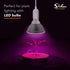 E26 12ft-White-Gear Switch-1Pack Simple Deluxe Hanging Lantern Extension Cord Cable, Plug-in Pendant Light Socket