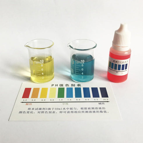 Generic 10ml PH Test Indicator | PH Reagent Test Drops,Accurate Measurement Reagent Balance Balancer Fluid Meter