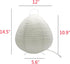 (1, 14.5"x12"x12") Paper Lamp Desk Lantern Table Lamps Rice Paper Bedside Nightstand Portable Small Light for Living
