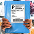 POLYSELLS 500 pcs Blue Poly Mailers, Strong Adhesive, Waterproof Postal Bags