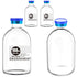 Sterile Empty Vials with Self Healing Injection Port, Aluminum Plastic Cap, 100ml Clear, 4PCS