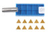 Accusize Industrial Tools Tpg321 Carbide Inserts - Tin Coated, 10 Pcs, 2127-1026x10