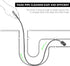 Flexible Drain Brush, 66 Inch Long Double Ended Hose Pipe Cleaners, 58 Inch Tube Cleaning Brush, 2 Pack 8 Inch Straw
