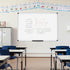 VIZ-PRO Dry Erase Board/Whiteboard, Non-Magnetic, Pack of 3, 24 X 18 Inches, Wall Mounted Board for School Office and