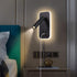 AWEKLIY Wall Mounted LED Reading Light for Bed Headboard, Bedside Wall Sconces USB Charging, Night Light for Bedroom
