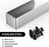 HUFEEOH 2 Pack Adhesive Hand Towel Holder, Sticky Wall Mounted Towel Bar, Stainless Steel Kitchen Towel Rack