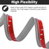 3.3Ft Self Adhesive Carpet Floor Transition Strip, PVC Edging Trim for Doorway with Height Less Than 5 mm - Gray