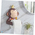 SHINEOFI Wall Mounted Cartoon Tissue Rack Rust Resistant Toilet Paper Holder with Compact Design for Bathroom Bedroom
