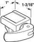 9809 (2 Pack) Prime-Line U Sliding Window Lock for Vinyl Windows Easy Installation to Keep Windows Securely Closed
