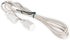 6 C7 Novelty Lights Coaxial String Light Extension Cord, White Weather-Tight Extension for Coax Wide Angle LED Mini