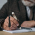 Tenare 5 Big Fat Pens with 10 Blue Extra Refills, Thick Ballpoint for Arthritis Hands, Wide Grip Handwriting Aids