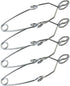 4pcs Steel Wire Test Tube Clamp 145mm for 5-40mm Tube Laboratory Testing Holder Tool