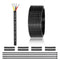 22 Gauge 4 Conductor Electrical Wire 25FT, UL 2464 22 AWG 4