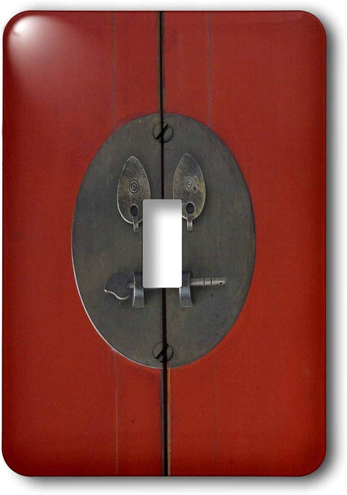 3dRose lsp_7980_1 Multicolor Single Toggle Switch, Oriental Lock