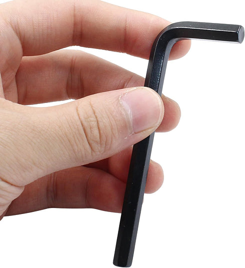 6mm Hex Key Wrench, Allen Key Wrench, 10Pcs L Shaped Hex Key Replacement for Repairing Bike, Furniture, Black