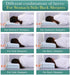 Memory Foam Bed Pillow with Ergonomic Design & Adjustable Height Orthopedic Sleeping Pillow for Neck Support & Pressure