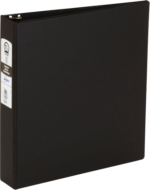 Avery Economy 3 Ring Binder, 1.5" Round Rings, Color (Black, Pacific Blue) Will Vary, 1 Binder (11778)