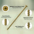 LIONMAX Lag Screws 5 Inch, Structural Wood Screw #14 x 5", 100-PCS Heavy Duty Construction Screw