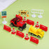24Pcs Set, NUOBESTY Mini Traffic Cones and Roadblocks Marker Cones with Mini Barricades Toy Car Track Accessories