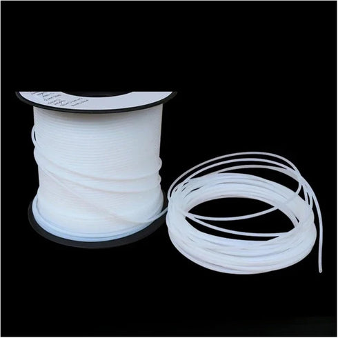 Generic 3D F46 3D 5 6mm,5 PTFE Tube, Milk White PTFE Tube for Printer Parts Pipe Insulated Hose,for Printers(ID x OD