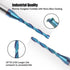 CNC Spiral Router Bits Up Cut with 1/4 inch Shank, 1/8 inch Cutting Dia, Extra Long 3 Inch Length