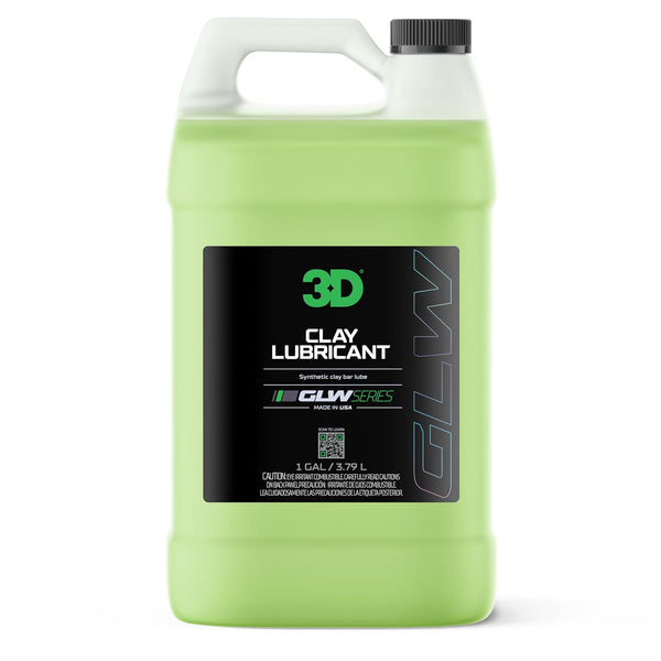 3D Clay Lubricant 1 Gallon Professional Grade Clay Bar Detailing Smooth Glide,