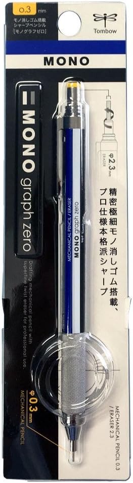 Tombow MONO DPA-161A Mechanical Pencil, 0.3 Mono Graph