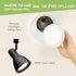 LUXON 9W BR30 Radar Motion Sensor Light Bulbs, Dusk to Dawn 90W Equivalent, Indoor Outdoor Auto On/Off E26 Base
