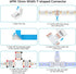 6Pin 12mm 6 60LED/m BTF-LIGHTING SMD LED Connector Kit Pin L Splitter Right Angle Corner,T Shape,Solderless Gapless