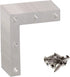 Stainless Steel L Shape Flat Corner Brace Bracket for Wood, Metal Fixing