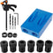 15 Degree Pocket Hole Screw Jig Dowel Drill Joinery Kit, 15Pcs Positioner Locator Tool for Woodworking
