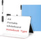 Mini Whiteboard 12"x9", Portable Dry Erase Board with Holder for Office Home Travel School (Blue)