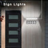 IP65 MEIHONG Solar Powered Shop Light with Dusk to Dawn Sensor, Waterproof Outdoor Shop Light, Solar Indoor Lights