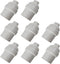 E26 E27 Light Socket,8-Pack White Edison Retro Pendant lamp Holder, E26 E27