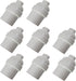 E26 E27 Light Socket,8-Pack White Edison Retro Pendant lamp Holder, E26 E27