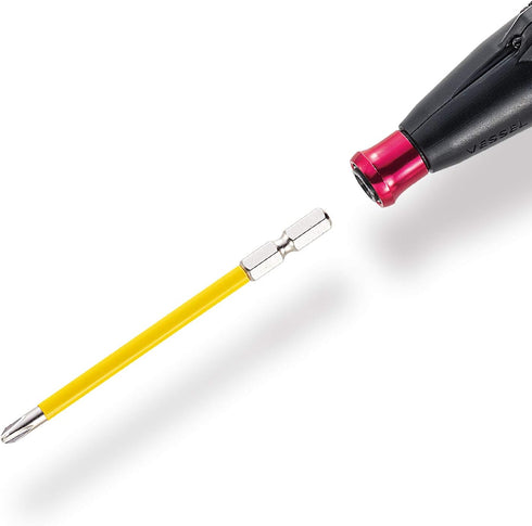 Vessel USB163100 Bit with Coated Tube, Electric Ball Grip Driver, Compatible + 0.1 x 0.2 x 3.9 inches