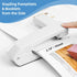 Deli/EZWORK Swing-Arm Swivel Stapler, 25 Sheets Capacity, 360 Degree Rotate Desk Stapler with 1000 Staples