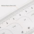 Film Flexible Ruler 30cm 0.5mm Scale, Transparent PET Plastic Folding Straight Calibration Measuring Tool