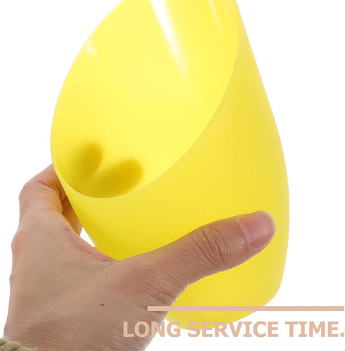 5 Bulbs Yellow Decor Pcs Lamp Shade Plastic Lampshade for Table Lamp and Floor Light Replacement for Bedroom Living