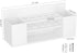 HBlife Wall Mount Acrylic Dry Erase Marker Holder, 10 Slots for Office, School, Home, White (Markers Not Included)