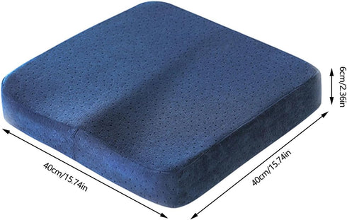 PILULY Ergonomic Memory Foam Seat Cushion with Breathable Design for Chair Car Home Pressure Relief