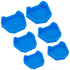 6 Pcs Dental Base Former Kit, Color Blue, Dental Lab Model Base Set, Plaster Mold Base Former