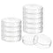PATIKIL 10 Pack 60mm High Borosilicate Glass Petri Dishes with Lids, Tissue Culture Plate for Lab Experiment, Clear