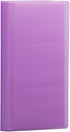JAM PAPER Business Card Book - 72 Card Capacity, Wallet Size (4 x 7 1/4) - Purple, Sold Individually